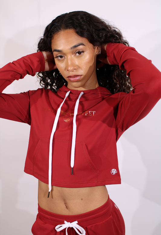 BUMMY SWEET CROPPED HOODIE