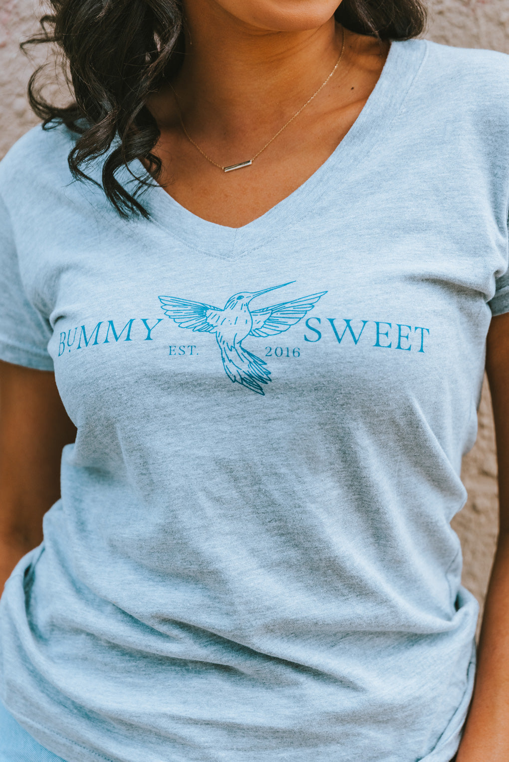 BUMMY SWEET PRINTED V-NECK