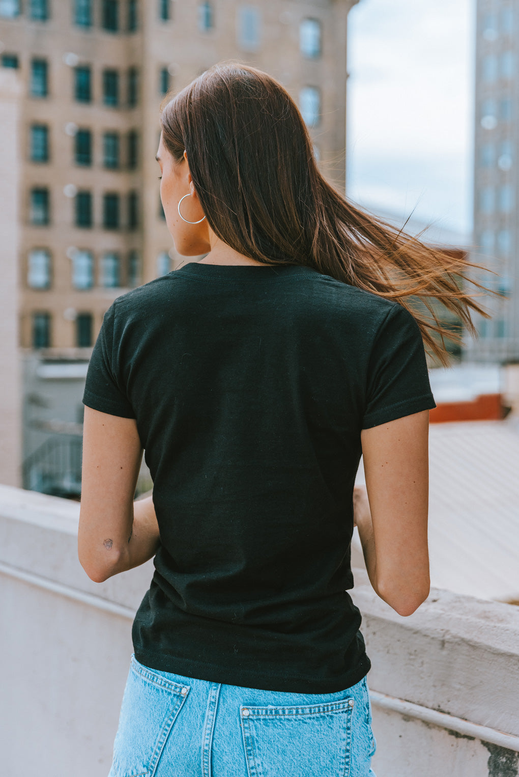 BUMMY SWEET PRINTED V-NECK